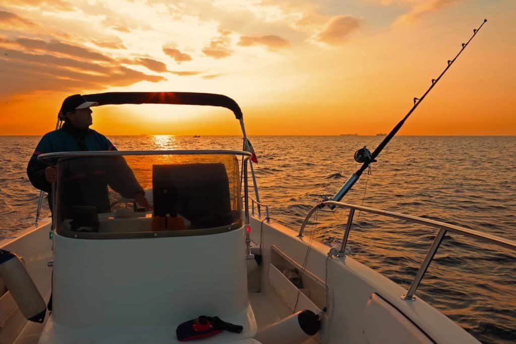 Boat in Sunset