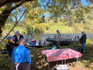 Streamside lunch